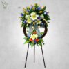 Corona funebre 11 - Rustic