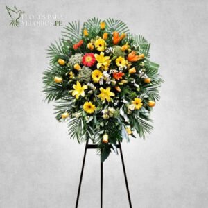 Corona funebre 16 - Ámbar