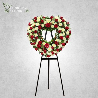 Corazón funebre Carmesí