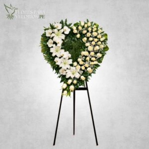 Corazón funebre Elegante