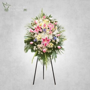 Lagrima pedestal 04 - Rosada