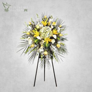 Lagrima pedestal 07 - Amarilla